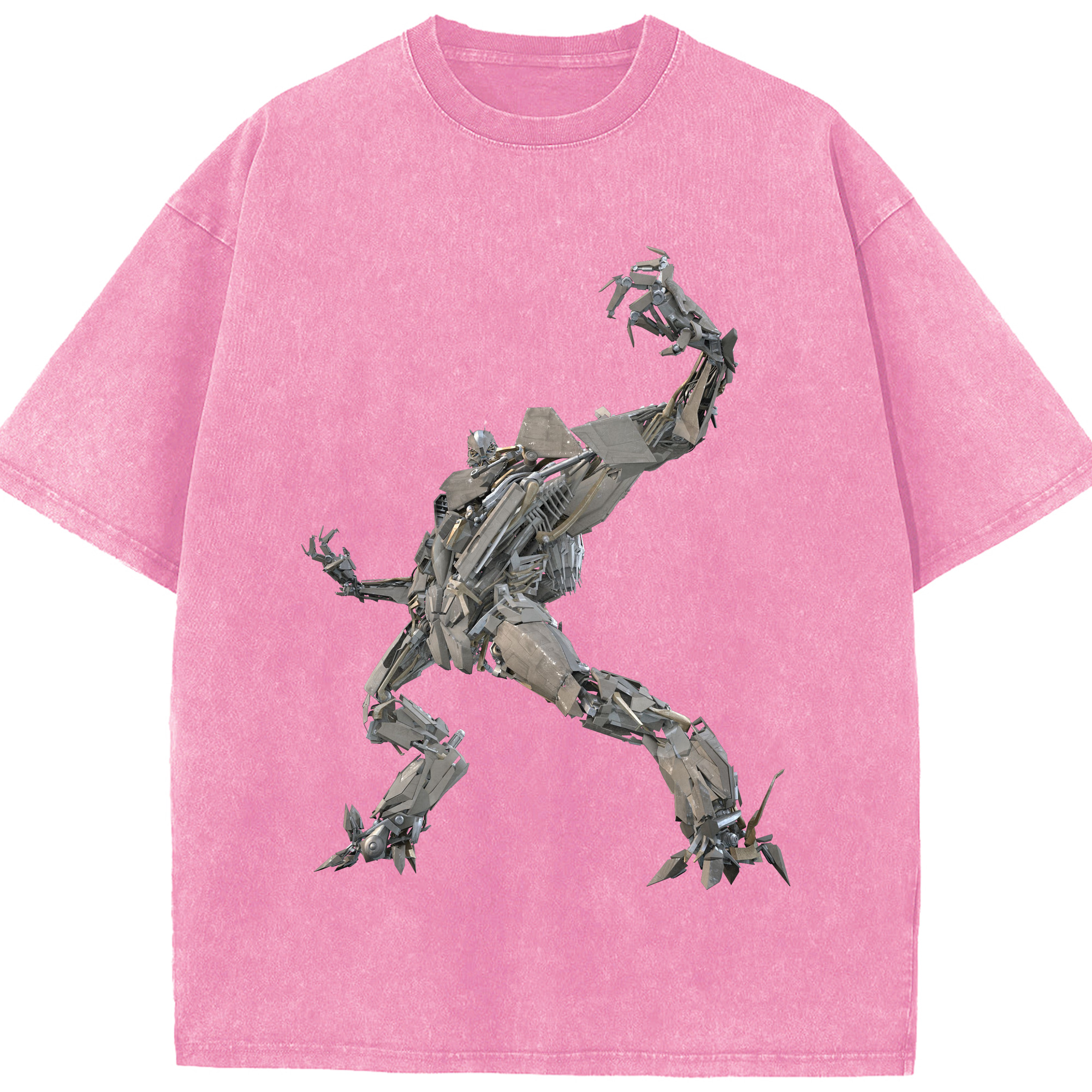 （画像用）  綿100% ヴィンテージ風 半袖Tシャツ（フロントプリント）